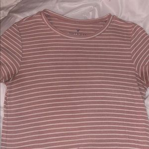 Striped Short-sleeve Top
